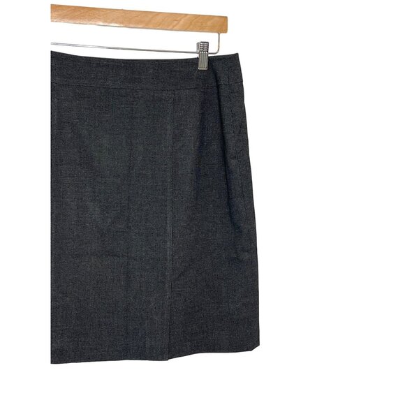 Coldwater Creek Petite 12P Gray Wool Blend Pencil Skirt - Picture 11 of 12